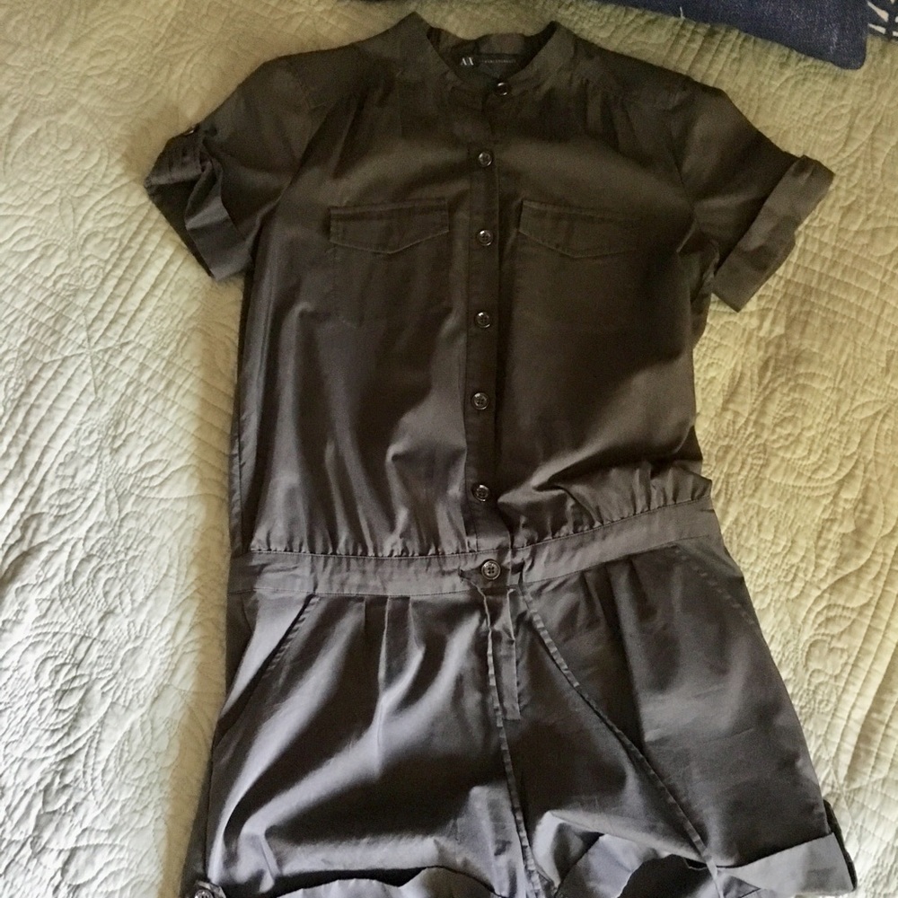 Armani Exchange short sleeve short jumper